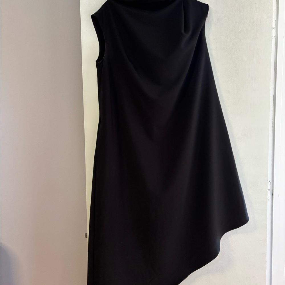 Asymmetrical Black Dress